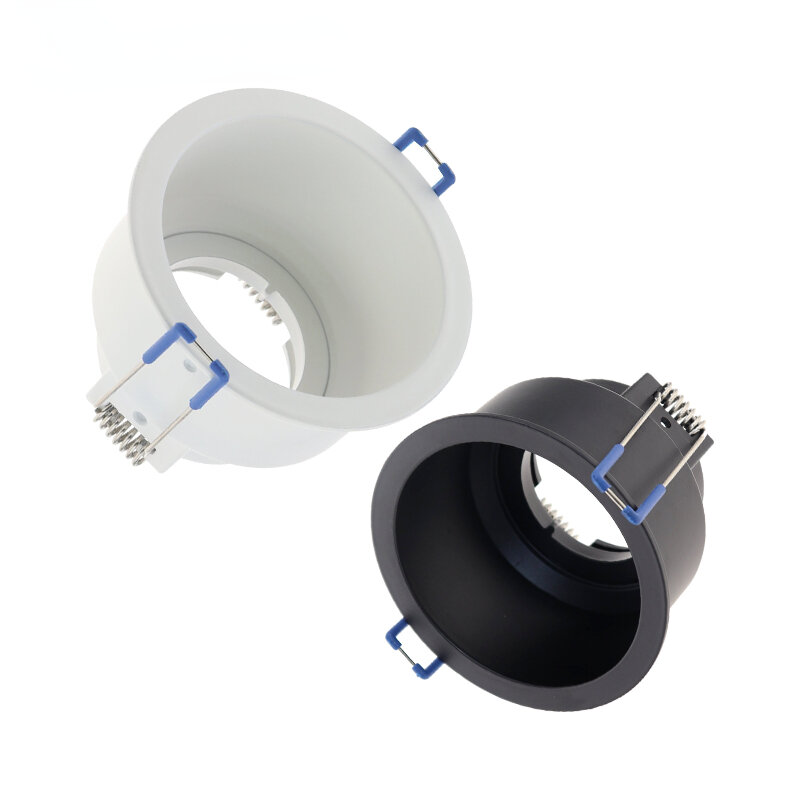 Cadre de montage de plafonnier à LED en aluminium, GU10, MR16, support d'ampoule, luminaire de spot