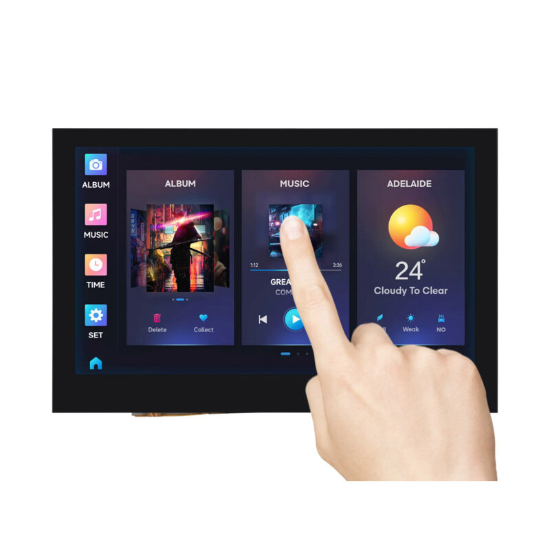 Waves hare esp32-s3 4,3 Zoll kapazitive Touch-Display-Entwicklungs karte, 800 × 480, 5-Punkt-Touch, 32-Bit-Lx7-Dual-Core-Prozessor
