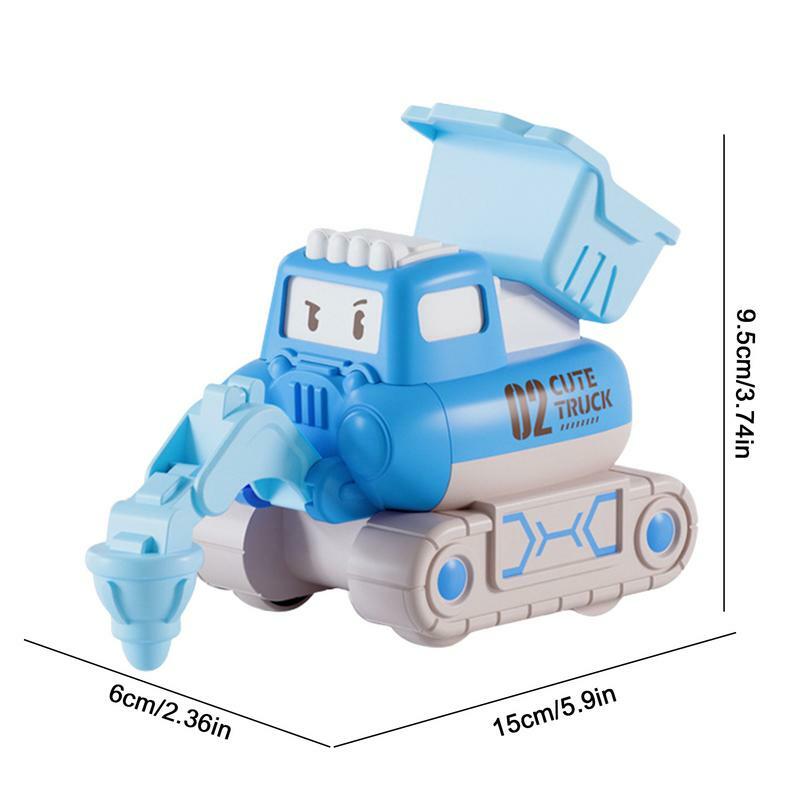 Reibungs betriebene Autos lustige Reibungs autos kreatives Baggers pielzeug kleine Baumaschinen Spielzeug für Jungen Mädchen im Alter von 3 Jahren