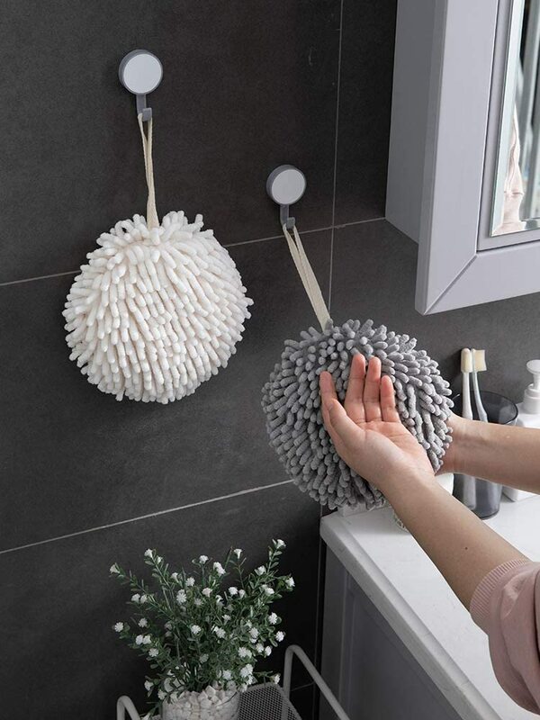 Ręczniki miękka ręka ręcznik piłka miękkie chłonne ręczniki z mikrofibry wiszące ręczniki kuchenne szybkoschnący ręcznik kąpielowy do rąk piłka