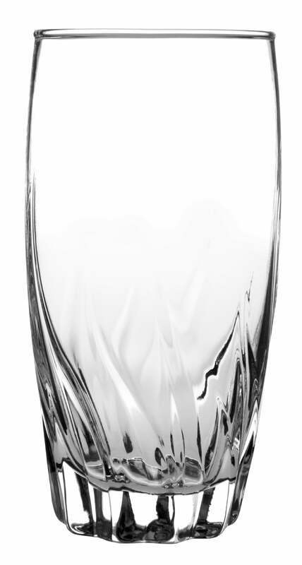 Mainstays Juego de vasos de vidrio radiante, juego de 16 piezas, vasos para beber de 16 onzas y 12 onzas