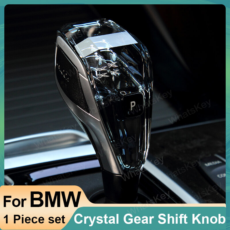 1Piece Set Crystal Gear Shift Knob Handle For BMW X3 X4 X5 X6 G20 G01 G02 G05 G06 G30 F01 F10 F15 F16 F20 F25 F26 F30 E70 E71