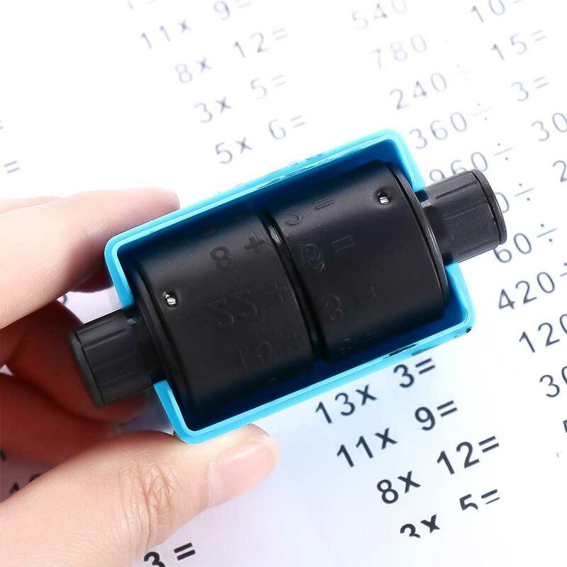 Student Stationery Within 100 Teacher Supplies Math Practice Roller Math Calculate Arithmetic Stamp Number Rolling Stamp