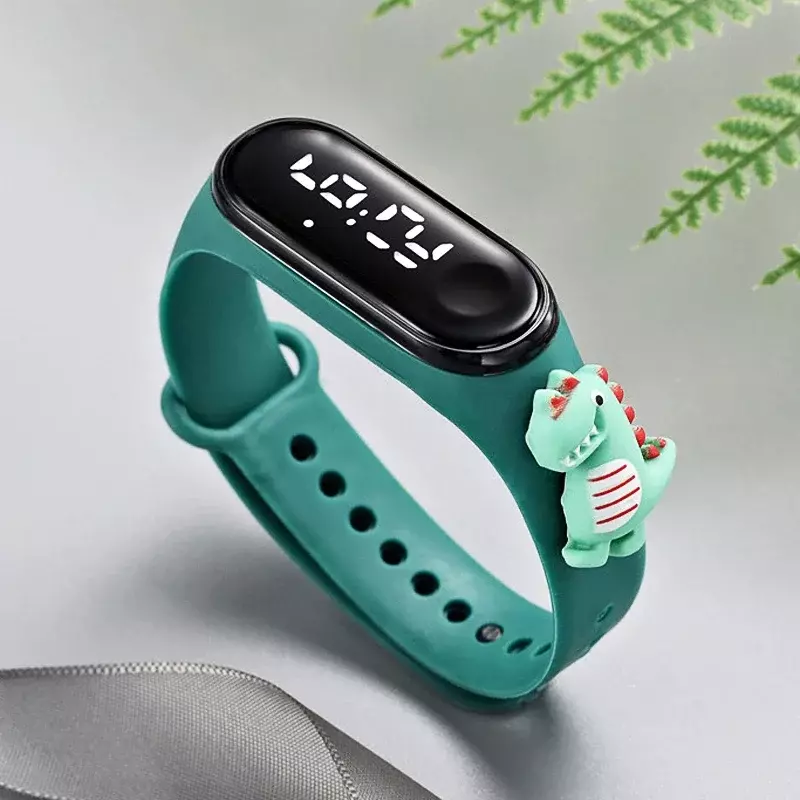 Reloj electrónico Digital para niños y niñas, pulsera deportiva con luz blanca táctil inteligente, resistente al agua, LED, para exteriores