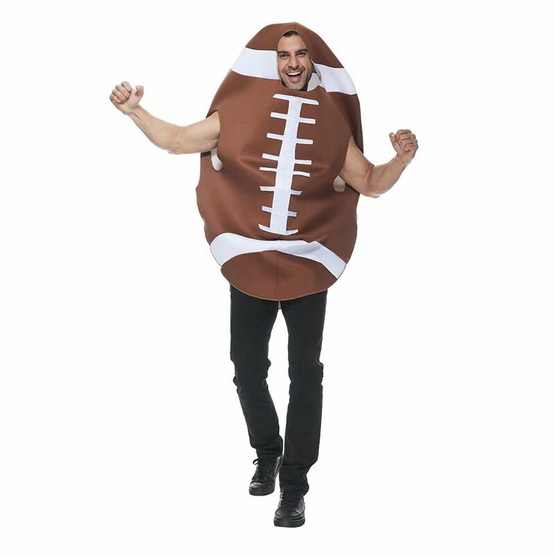 Kostiumy do zabawy w Halloween straszny futbol Cosplay sprzęt sportowy kostiumy sceniczne ubrania imprezowe