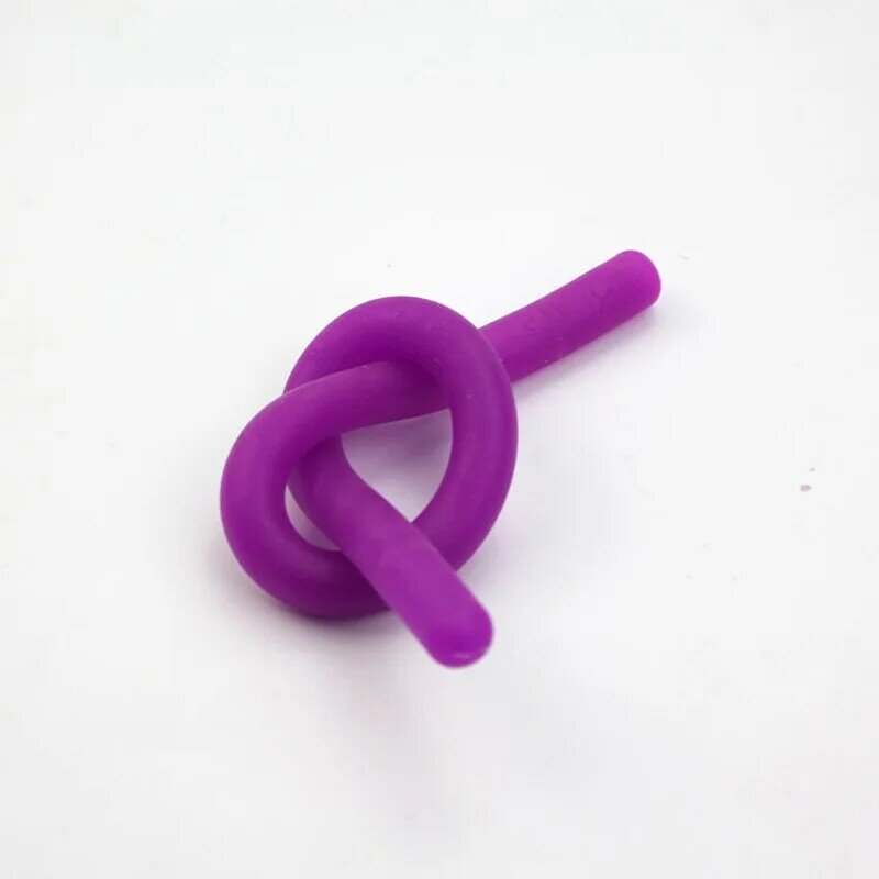 Novel soft rubber noodle elastic rope toy elastic rope decompression stretch extension string lifting decompression vent toy