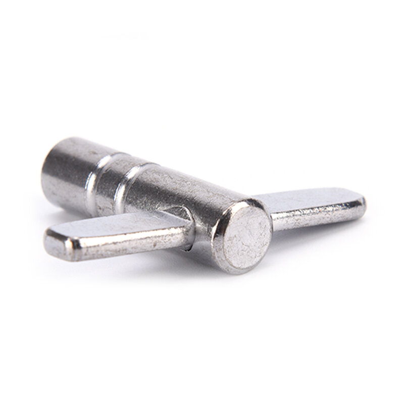 Tambor Sticks Skin Tuning Key Tuner, sólido durável, 5x5mm, peças universais e acessórios, soquete quadrado