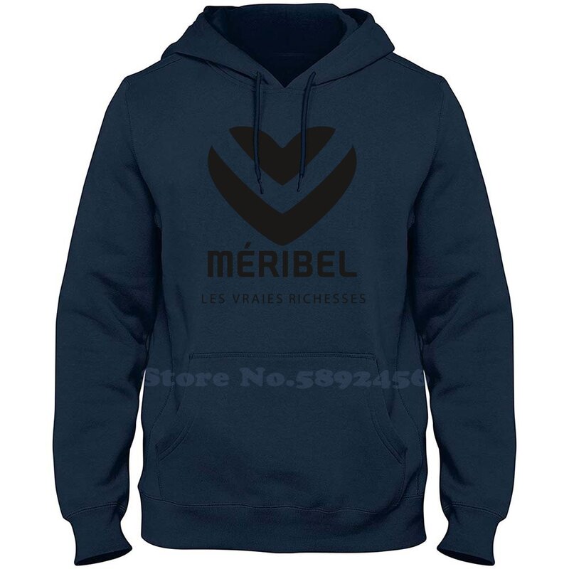 Meribel-Sudadera con capucha y Logo de la marca, ropa de alta calidad con estampado gráfico, 2023