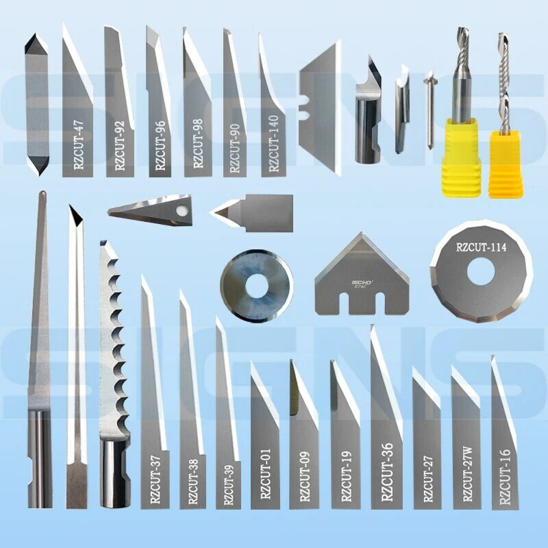 ESKO-cuchillo vibrador de acero de tungsteno, alargador, cortador de hoja oscilante
