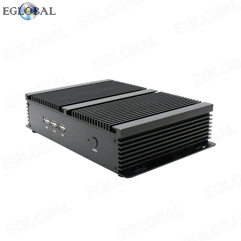 EGLOBAL bez wentylatora przemysłowe 10 Gen Mini PC i5 10510U/10310U 32G RAM 2TB SSD komputer stacjonarny Windows11 HDMI VGA RJ45 LAN COM PC