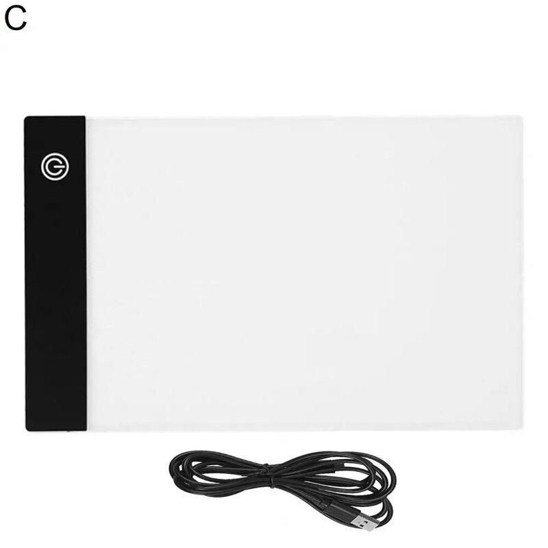 A5 Prancheta Brilho Ajustável Criar Pinturas USB Powered Stepless Dimmable LED Cópia Placa Digital Desenho Tablets