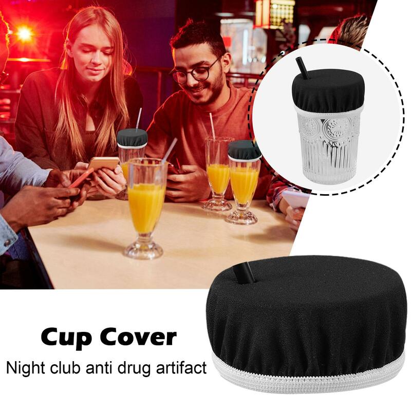 Transparent Nightclub Anti-Drug Artifact Potion Cup Dustproof Cover Proof Cup Cover Leak Suction Cartoon Lid Sealed Cute Co J8G3