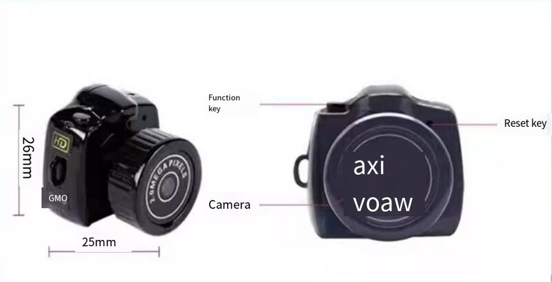 Kamera Mini hadiah siswa penggemar portabel, kamera Mini dapat mengambil foto kampus penggemar portabel, kamera Rekam hidup dan belajar