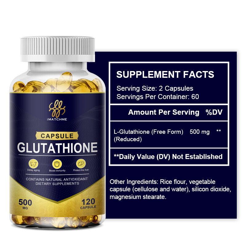 Collagen Glutathione Capsules Dietary Supplement,For Whitening Beauty Skin Care Anti-Aging Skin Plump Face Skin,Health Support