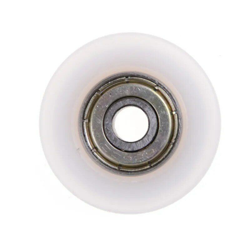 New 6*30*10mm U Groove Metal Shield Nylon Pulley Wheels Roller Ball Bearings