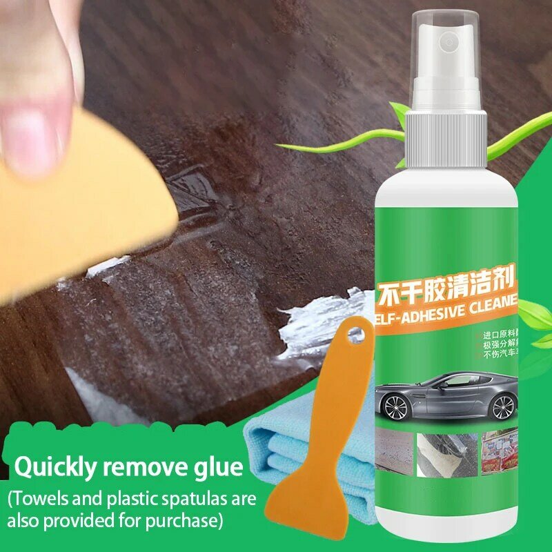 Removedor de adesivo de carro adesivo Removedor de resíduos Remoção de cola de adesivo de parede Limpador de etiquetas de vidro