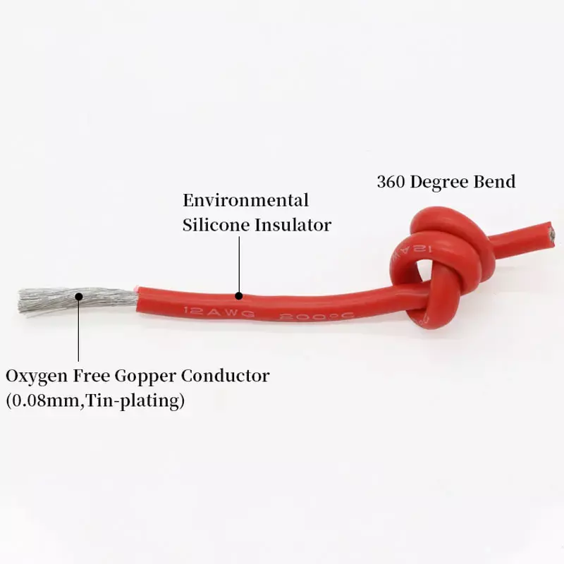 (5-Farben-Mix-Kit) hitze beständiger flexibler Silikon draht 30/28/26/24/22/20/18/16awg Litzen kabel elektrisch verzinnte Kupferdrähte