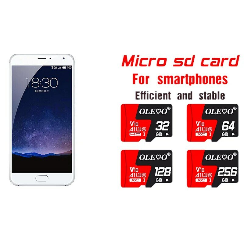 64GB Micro SD TF Cartão de Cartão de memória 256GB 128GB GB GB 16 32 64GB 8GB Flash Classe 10 32GB Cartão de Memória Cartão SD de 256GB 128GB Para O Telefone