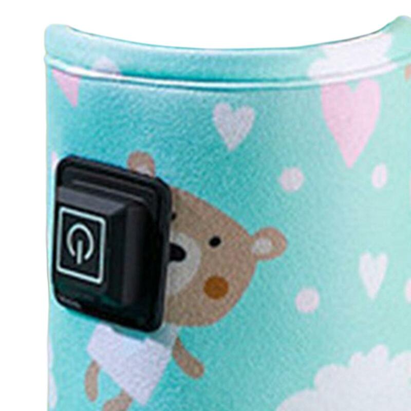 Portable Infant bottle Heated cover Warmer Heater for Travel