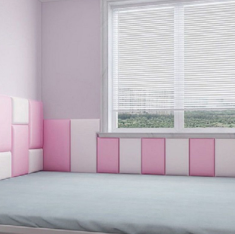 Cabeceira do quarto das crianças, Tecido Soft Wrap Wall, Tecnologia Pano