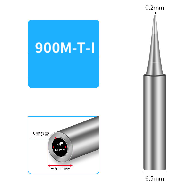 900M-T ujung besi solder tembaga murni ujung las bebas timbal 900M-IS/I/KU/K/B untuk perbaikan stasiun solder alat PCB SMD