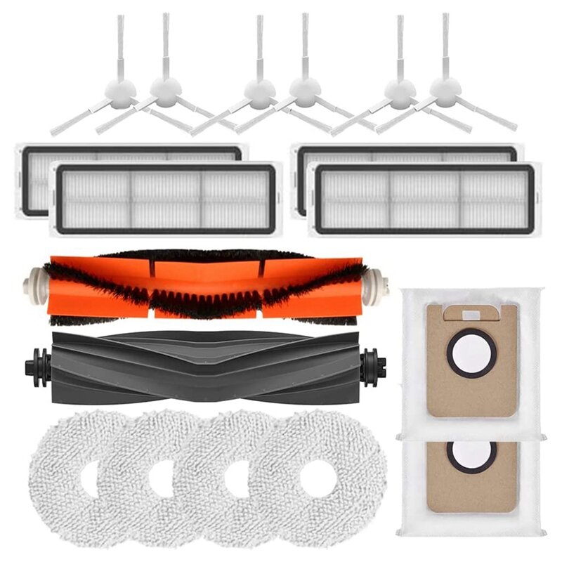 Cepillos laterales principales para aspiradora Dreame L10S Ultra Robot, filtros Hepa, mopa, paño, bolsas de polvo, piezas de repuesto, accesorios