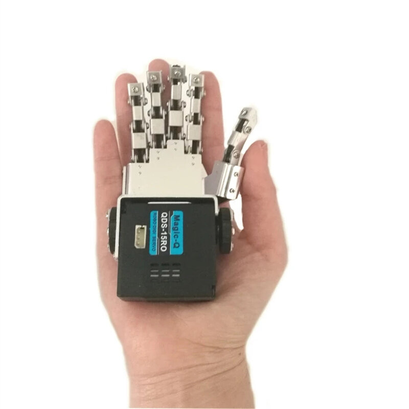 Мини-Бионический ручной гуманоидный робот-рука с пятью пальцами для металлического манипулятора, рычаг-захват, умный аксессуар «сделай сам»