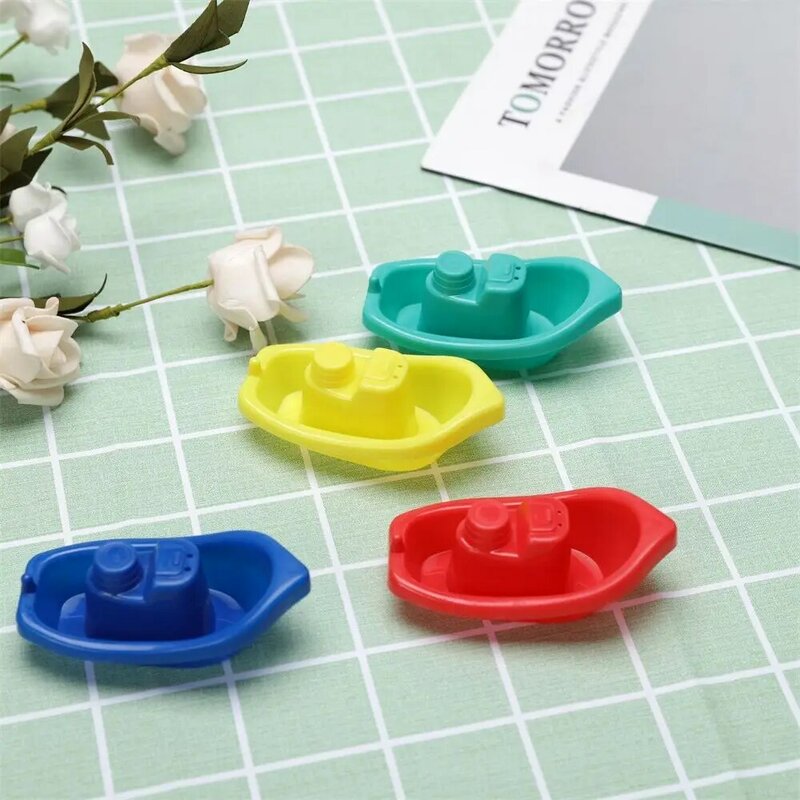 4 Pcs Childrens Tub Fun Play Home Classic Toys Bathroom Water Bath Toys Baby Gift Floating Ship Boats Toys