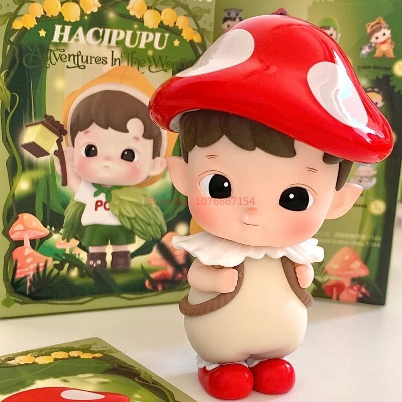 Hacipupu سلسلة مغامرات في الغابة ، لعبة لطيفة شكل أكشن ، مجموعة زينة ، هدية عيد ميلاد ، جديد ، 1 من من من 12 ومن ومن