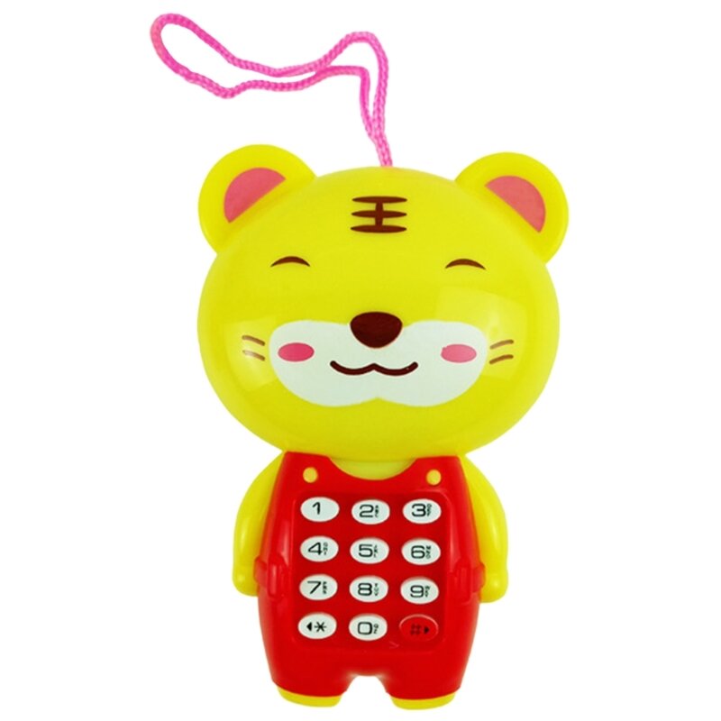Simulation Phone Baby Toy Electronic Musical Mobile Phone Toy Cartoon Electric Phone Education Toy Toddler Favor Dropship
