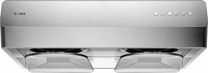 FOTILE Pixie Air UQS3001 30” Stainless Steel Under Cabinet Range Hood, 800 EQUIV. CFM Kitchen Over Stove Exhaust Vent