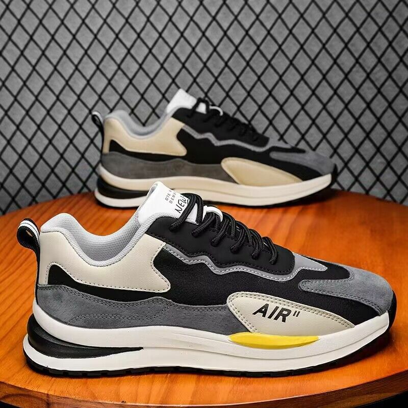 Мужские кроссовки для бега, повседневная обувь для мужчин, лидер продаж 2024, сетчатая Мужская Удобная прогулочная обувь с вулканизированной подошвой, Мужская теннисная обувь