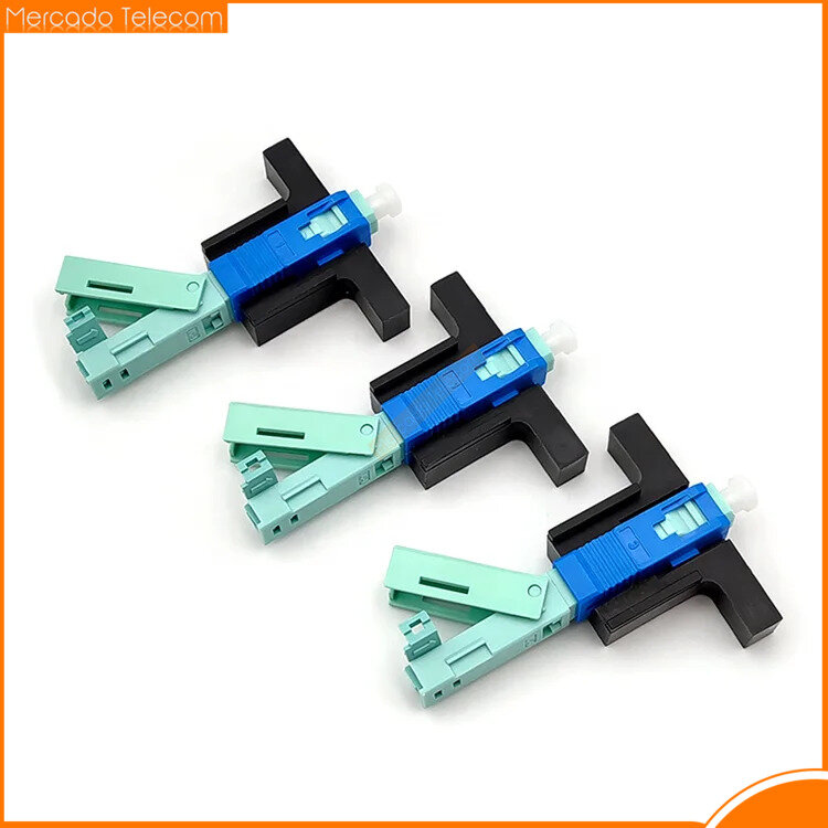 High Quality 53MM SC APC SM Single-Mode Optical Connector FTTH Tool Cold Connector SC UPC Fiber Optic Fast Connnector Wholesale