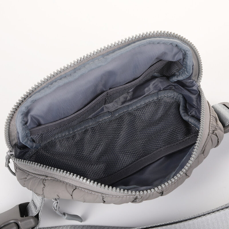 Veagn нейлоновое, стеганое клетчатые поясные сумки для женщин, женская сумка-слинг через плечо, женская уличная спортивная вместительная поясная сумка