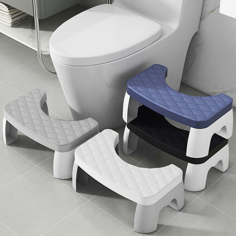 1 PCS Toilet Squat Stool Heavy Duty Non-slip Toilet Seat Stool Portable Squat Stool Home Adult Bathroom Accessories