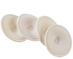 4Pcs Reusable Nursing Baby Feeding Postpartum Breast Pads Soft Absorbent Washable Nursing Pads