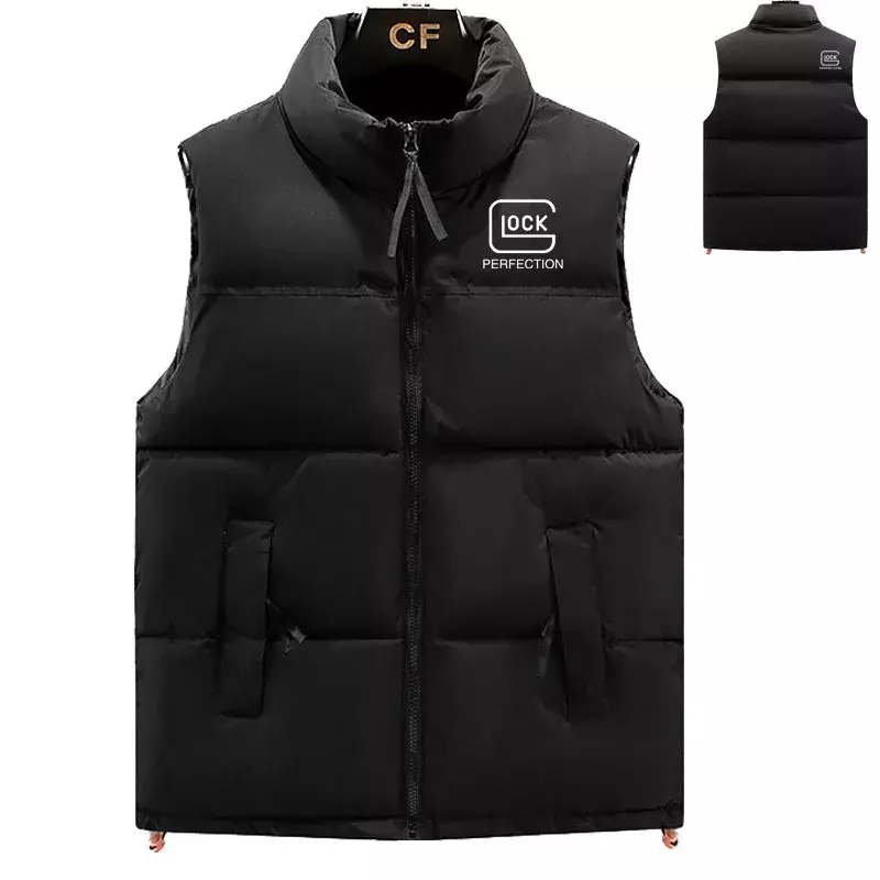 Куртка Glock мужская с принтом стрельбы, повседневный пуховик в стиле хип-хоп, брендовая хлопковая верхняя одежда