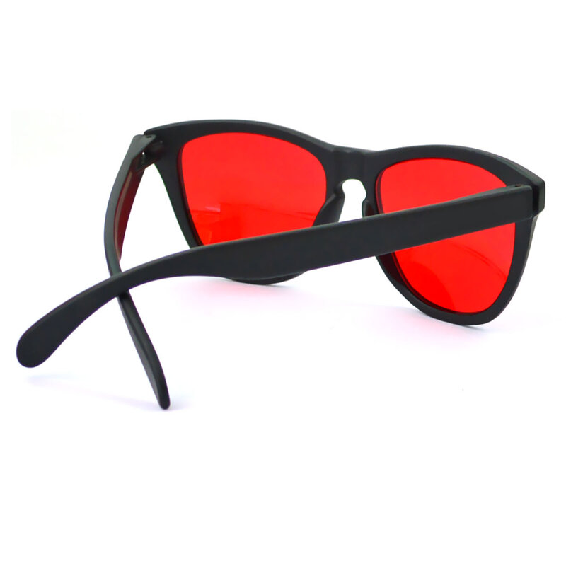 Gafas con montura de Color ciego, diseño de construcción de Ingeniería Química, Color rojo y verde