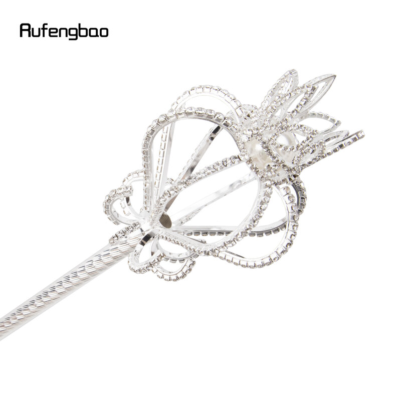 White Leaf Alloy Fairy Wands for Girls Princess Wands for Kids Angel Wand for Party Cosplay Wedding Birthday Party 91cm