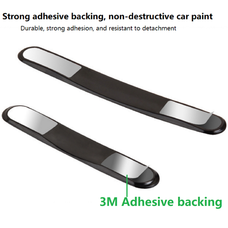 4 pezzi adesivi per porte Auto ad alta durezza PC Anti-collisione striscia di protezione antigraffio decorazione della porta accessori Auto universali
