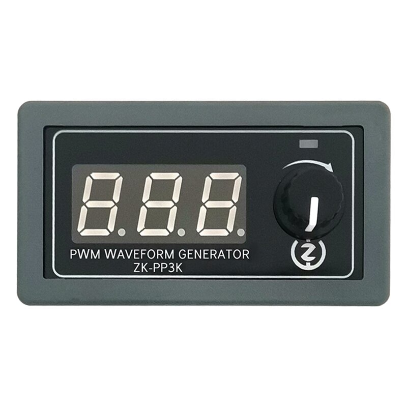 ZK-PP3K Generator sinyal PWM LCD Mode ganda, Generator sinyal 1 hz-99 Khz PWM frekuensi nadi, siklus kerja dapat disesuaikan