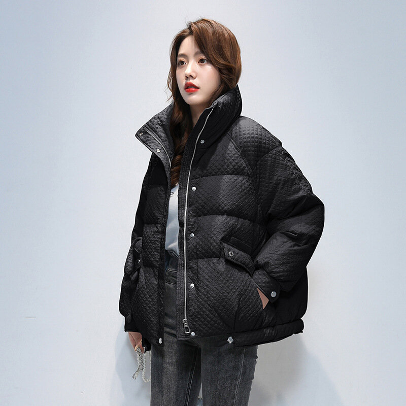 2022 зимние и осенние женские теплые хлопковые ветрозащитные пальто с длинным рукавом модные женские куртки