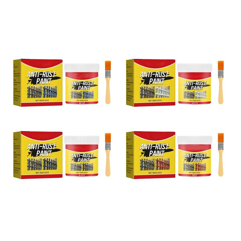 100g Rust Remover Paint For Metal Rust Converter Water Based Metallic Anti-Rust Protection Car Coating Primer Rust Inhibitor