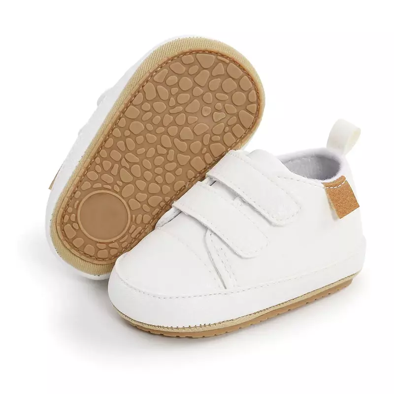 2024 Unisex Baby Boys Girls Sneakers alte alla caviglia suola in gomma morbida scarpe da culla per neonati Toddler First Walkers