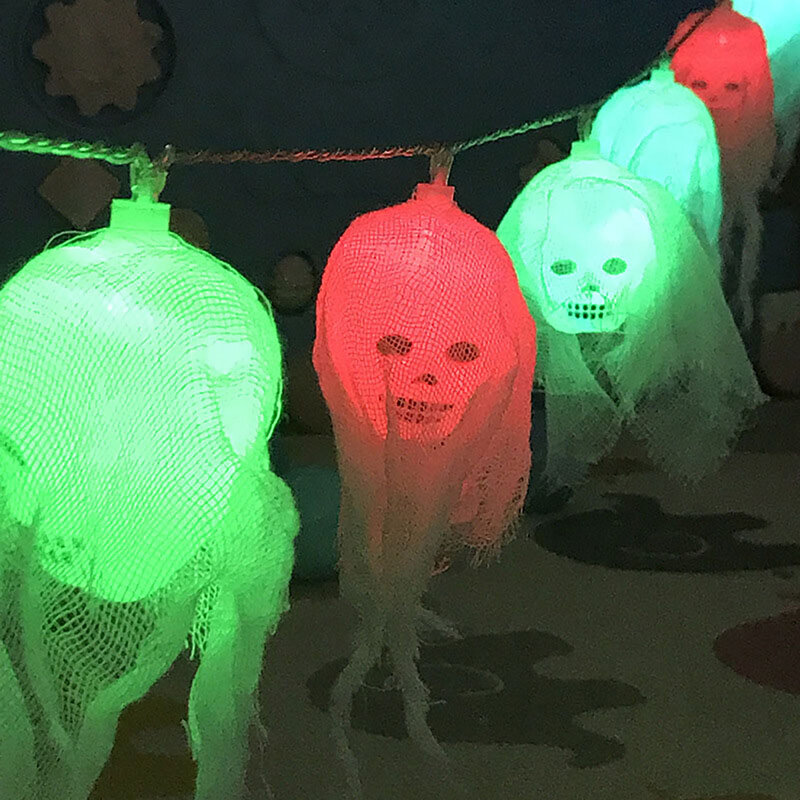 Декоративные гирлянды на Хэллоуин, энергоэффективные светодиодные лампы, набор для детей, девочек, мальчиков, фотоподарок