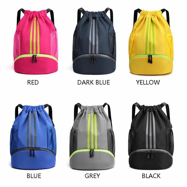 Basketball Backpack Waterproof Sports Backpack Outdoor Soccer Bag Large Capacity Student Backpack with Separate Shoe Compartment