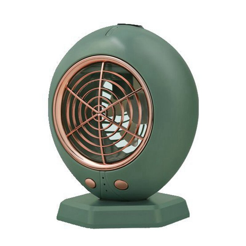 2 In-1 Portable Mini Humidification Air Conditioning Fan 200ML Desktop Air Cooler Fan USB Air Conditioner For Room