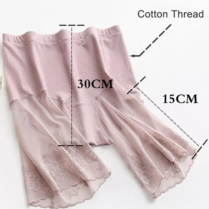 Plus Size Shorts Safety Pants Women Lace Anti Chafing Thigh Safety Shorts Ladies Pants Underwear
