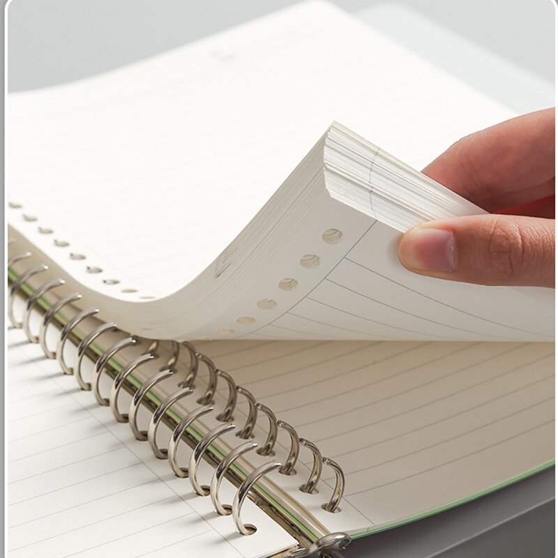Substituível Folhas Soltas Notebook, Binder Planner, 6 Estilos Disponíveis, Escritório e Material Escolar, Acessórios de papelaria, A4, A5, B5, Recarga