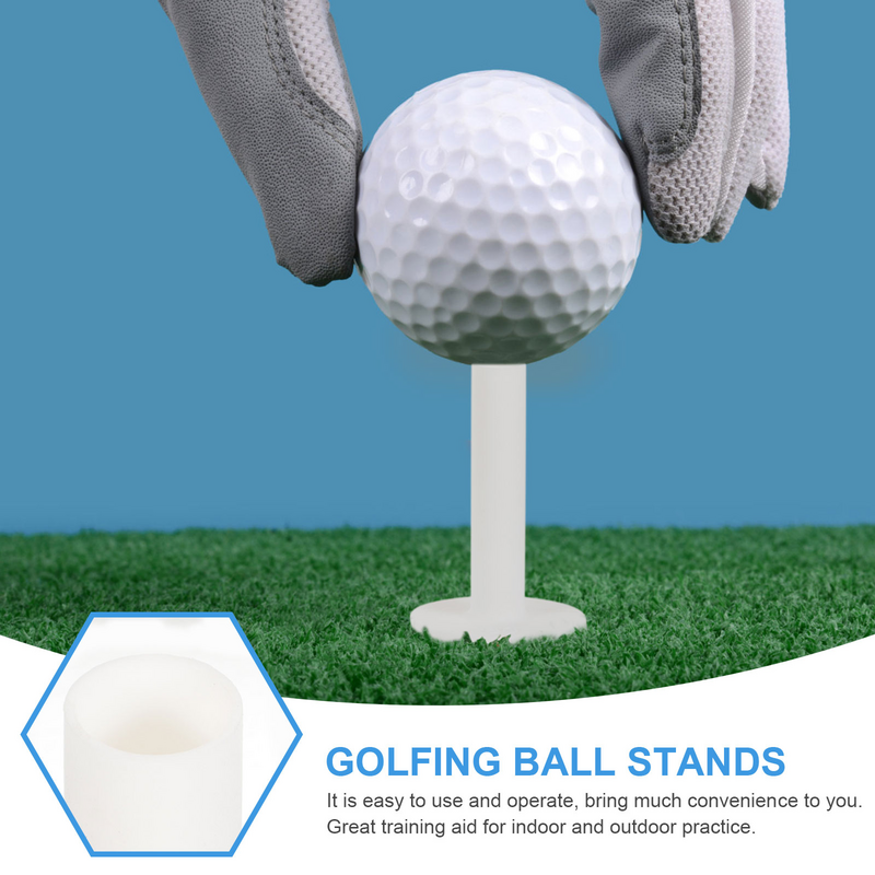 Golfs Ball Tees Rubber Golf Tee Holders For Outdoor Sports Golf Practice Driving Range 50mm 54mm 60mm 70mm 80mm Golf Ball